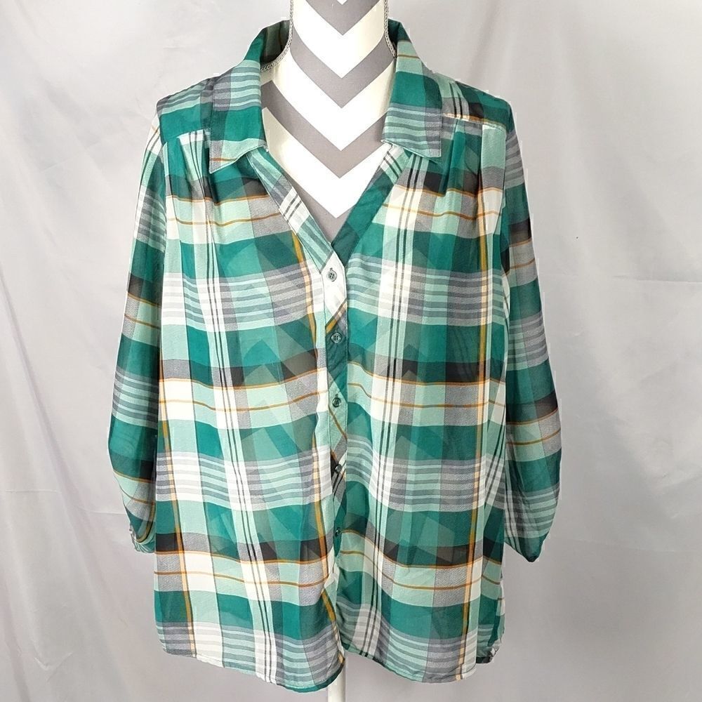 Have Plaid Blouse   